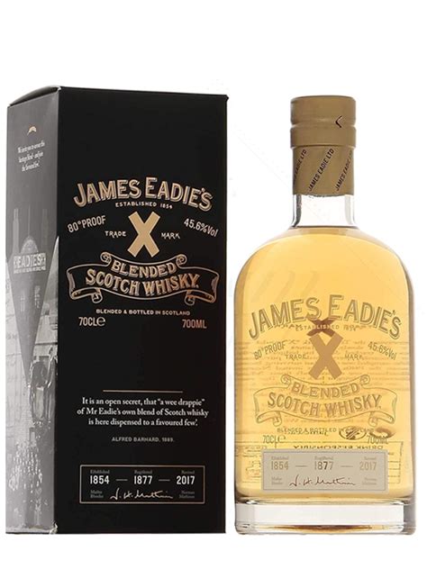 James Eadie Whisky Trade Mark X Blended Scotch .